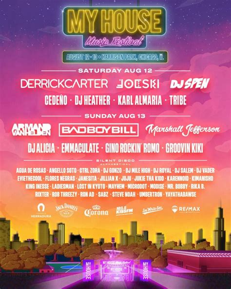 Chicago's 'My House Music Festival' lineup revealed